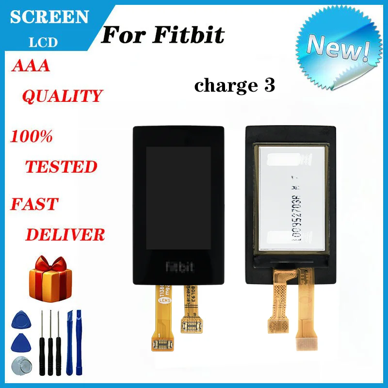 Fitbit  3 Ʈ   LCD ũ  ġ, Fitbit  3 LCD ũ  , ǰ